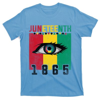 Juneteenth Celebration Eye Black History African American Gift T-Shirt