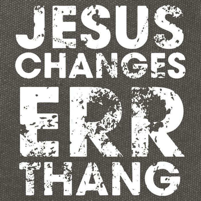 Jesus Changes Err Thang Cotton Canvas Backpack