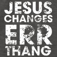Jesus Changes Err Thang Vector Backpack