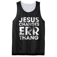 Jesus Changes Err Thang Mesh Reversible Basketball Jersey Tank