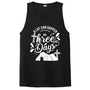 Jesus Christian Easter A Lot Can Happen In Three Days PosiCharge Competitor Tank