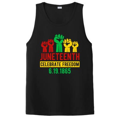 Juneteenth Celebrating Freedom Black History Black Great Gift PosiCharge Competitor Tank