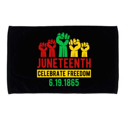 Juneteenth Celebrating Freedom Black History Black Great Gift Microfiber Hand Towel