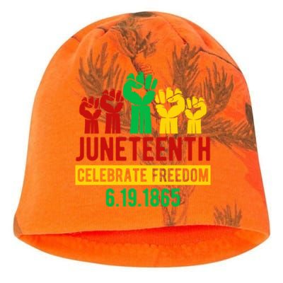 Juneteenth Celebrating Freedom Black History Black Great Gift Kati - Camo Knit Beanie