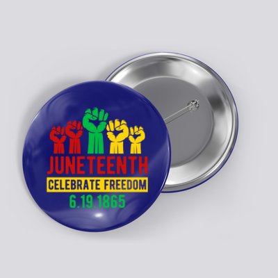 Juneteenth Celebrating Freedom Black History Black Great Gift Button