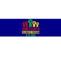 Juneteenth Celebrating Freedom Black History Black Great Gift Bumper Sticker