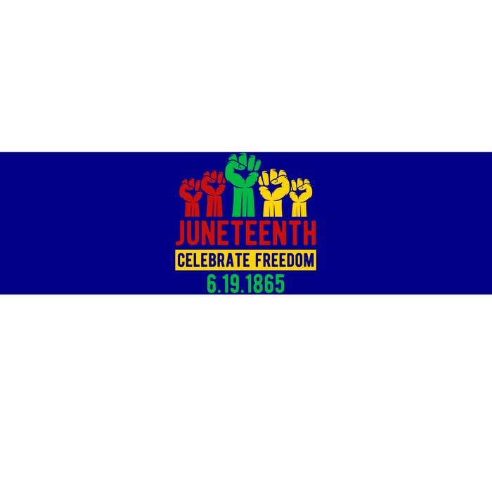 Juneteenth Celebrating Freedom Black History Black Great Gift Bumper Sticker