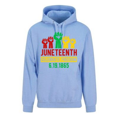 Juneteenth Celebrating Freedom Black History Black Great Gift Unisex Surf Hoodie