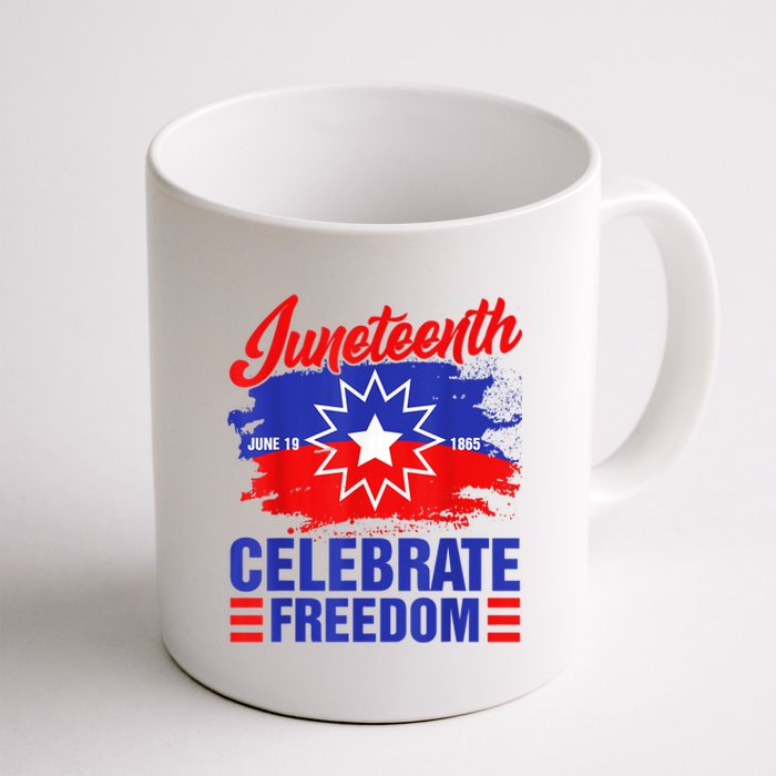 Juneteenth Celebrate Freedom Red White Blue Free Black Slave Coffee Mug