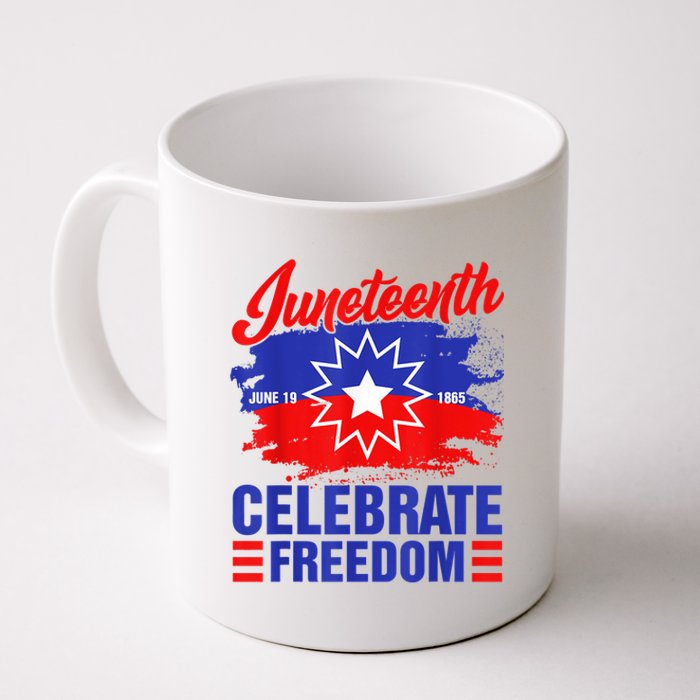 Juneteenth Celebrate Freedom Red White Blue Free Black Slave Coffee Mug