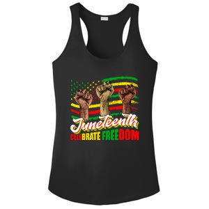 Juneteenth Celebrate Freedom Independence Day Black History Cute Gift Ladies PosiCharge Competitor Racerback Tank