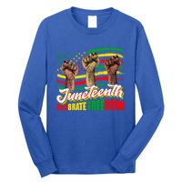 Juneteenth Celebrate Freedom Independence Day Black History Cute Gift Long Sleeve Shirt