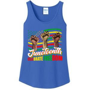 Juneteenth Celebrate Freedom Independence Day Black History Cute Gift Ladies Essential Tank