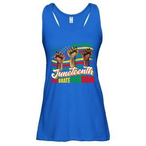 Juneteenth Celebrate Freedom Independence Day Black History Cute Gift Ladies Essential Flowy Tank