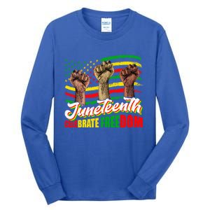 Juneteenth Celebrate Freedom Independence Day Black History Cute Gift Tall Long Sleeve T-Shirt