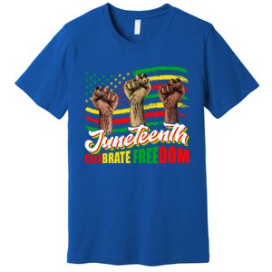 Juneteenth Celebrate Freedom Independence Day Black History Cute Gift Premium T-Shirt