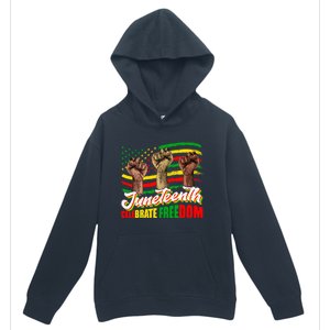 Juneteenth Celebrate Freedom Independence Day Black History Cute Gift Urban Pullover Hoodie