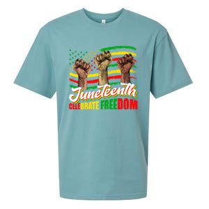 Juneteenth Celebrate Freedom Independence Day Black History Cute Gift Sueded Cloud Jersey T-Shirt