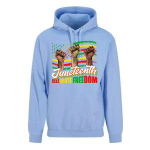 Juneteenth Celebrate Freedom Independence Day Black History Cute Gift Unisex Surf Hoodie