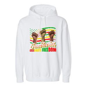 Juneteenth Celebrate Freedom Independence Day Black History Cute Gift Garment-Dyed Fleece Hoodie