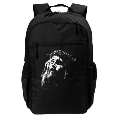 Jesus Christ Face Christian Gospel Religious Bible Backpack