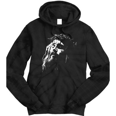 Jesus Christ Face Christian Gospel Religious Bible Tie Dye Hoodie