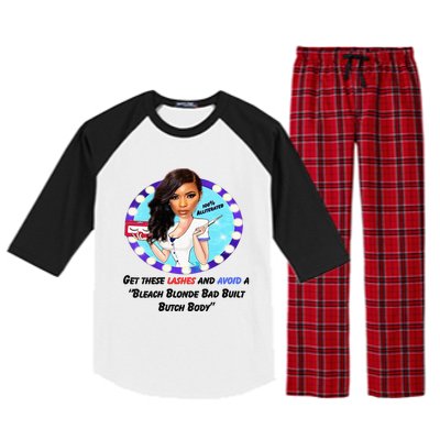 Jasmine Crockett For President Jasmine Badass Tess Raglan Sleeve Pajama Set