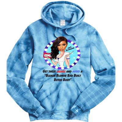 Jasmine Crockett For President Jasmine Badass Tess Tie Dye Hoodie