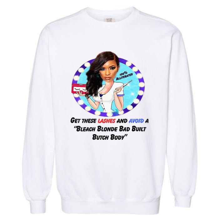 Jasmine Crockett For President Jasmine Badass Tess Garment-Dyed Sweatshirt