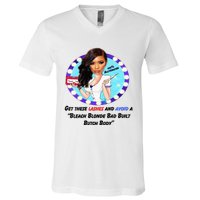 Jasmine Crockett For President Jasmine Badass Tess V-Neck T-Shirt