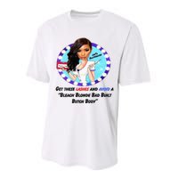 Jasmine Crockett For President Jasmine Badass Tess Performance Sprint T-Shirt