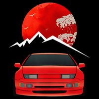 JDM Car Fairlady Z 300zx Z32 Graphic Bucket Hat
