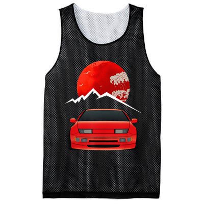 JDM Car Fairlady Z 300zx Z32 Graphic Mesh Reversible Basketball Jersey Tank