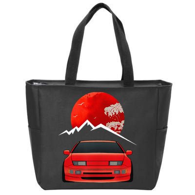 JDM Car Fairlady Z 300zx Z32 Graphic Zip Tote Bag