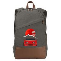 JDM Car Fairlady Z 300zx Z32 Graphic Cotton Canvas Backpack