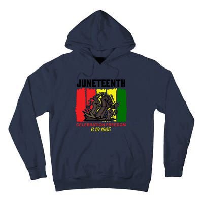 Juneteenth Celebration Freedom 6/19/1865 Graphic Tall Hoodie