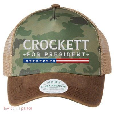 Jasmine Crockett For President 2028 Usa Election Legacy Tie Dye Trucker Hat