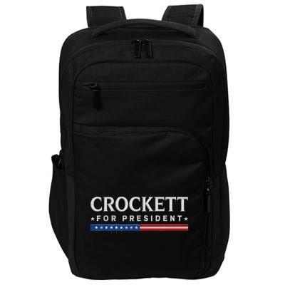 Jasmine Crockett For President 2028 Usa Election Impact Tech Backpack