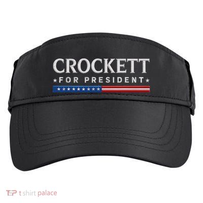 Jasmine Crockett For President 2028 Usa Election Adult Drive Performance Visor