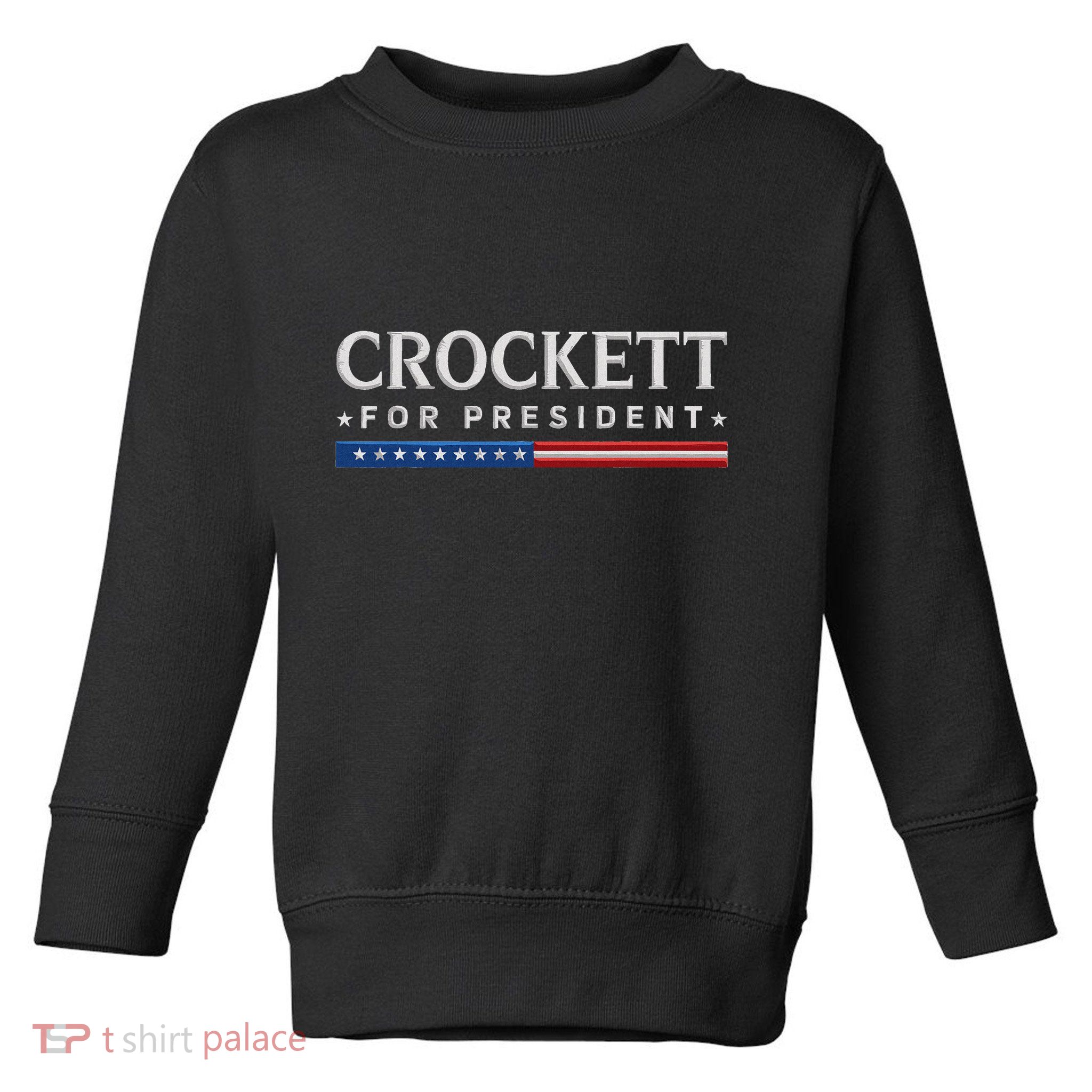 Jasmine Crockett For President 2028 Usa Election Toddler Sweatshirt
