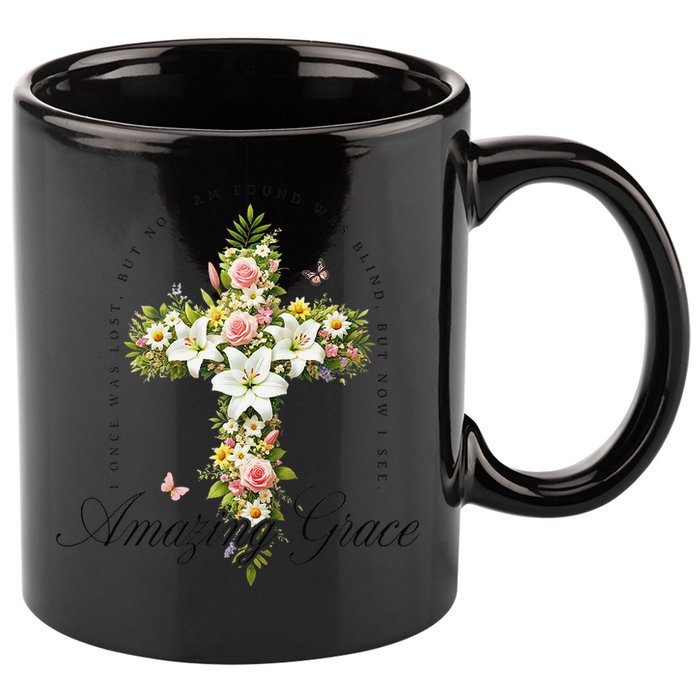 Jesus Christian Flower Wildflower 11oz C Handle Ceramic Mug