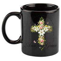 Jesus Christian Flower Wildflower 11oz C Handle Ceramic Mug