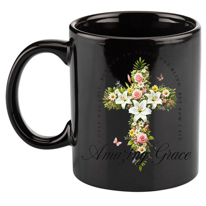 Jesus Christian Flower Wildflower 11oz C Handle Ceramic Mug