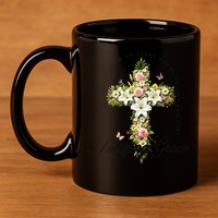 Jesus Christian Flower Wildflower 11oz C Handle Ceramic Mug