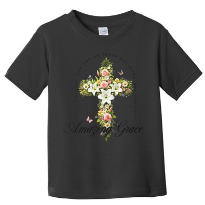 Jesus Christian Flower Wildflower Toddler T-Shirt