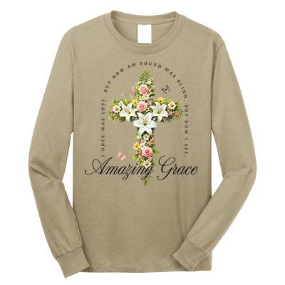 Jesus Christian Flower Wildflower Long Sleeve Shirt