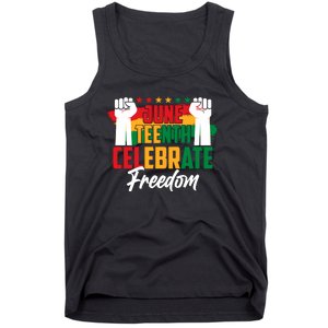 Juneteenth Celebrate Freedom Graphic Tank Top