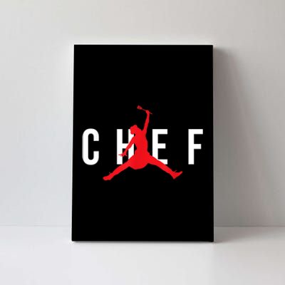 Jumping Chef Funny Cooking Lover Restaurant Chef Cook Canvas