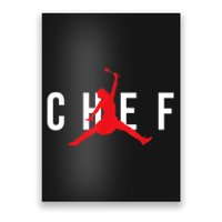 Jumping Chef Funny Cooking Lover Restaurant Chef Cook Poster