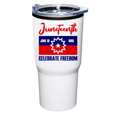 Juneteenth Celebrate Freedom Red White Blue Free Black Slave Tumbler